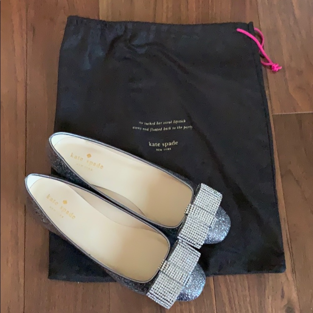 BNWOT Kate Spade ♠️ Niesha Glitter Flats